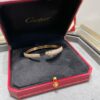 692fd4f899f2d84055c8a5e8 CNC Hand-Set Diamond Cartier Thin Full-Diamond Panther Bracelet, Ultra Solid and Imposing Panther Design, Unisex Couple's Style