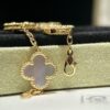 692fd50199f2d84055c8a5fc Versatile Top-Tier Jewelry: VCA-Inspired Five-Petal White Mother-of-Pearl Bracelet and Cartier-Style Nailed Polished Gold Bangle, Thick 18K Gold Plated with Natural White Mother-of-Pearl
