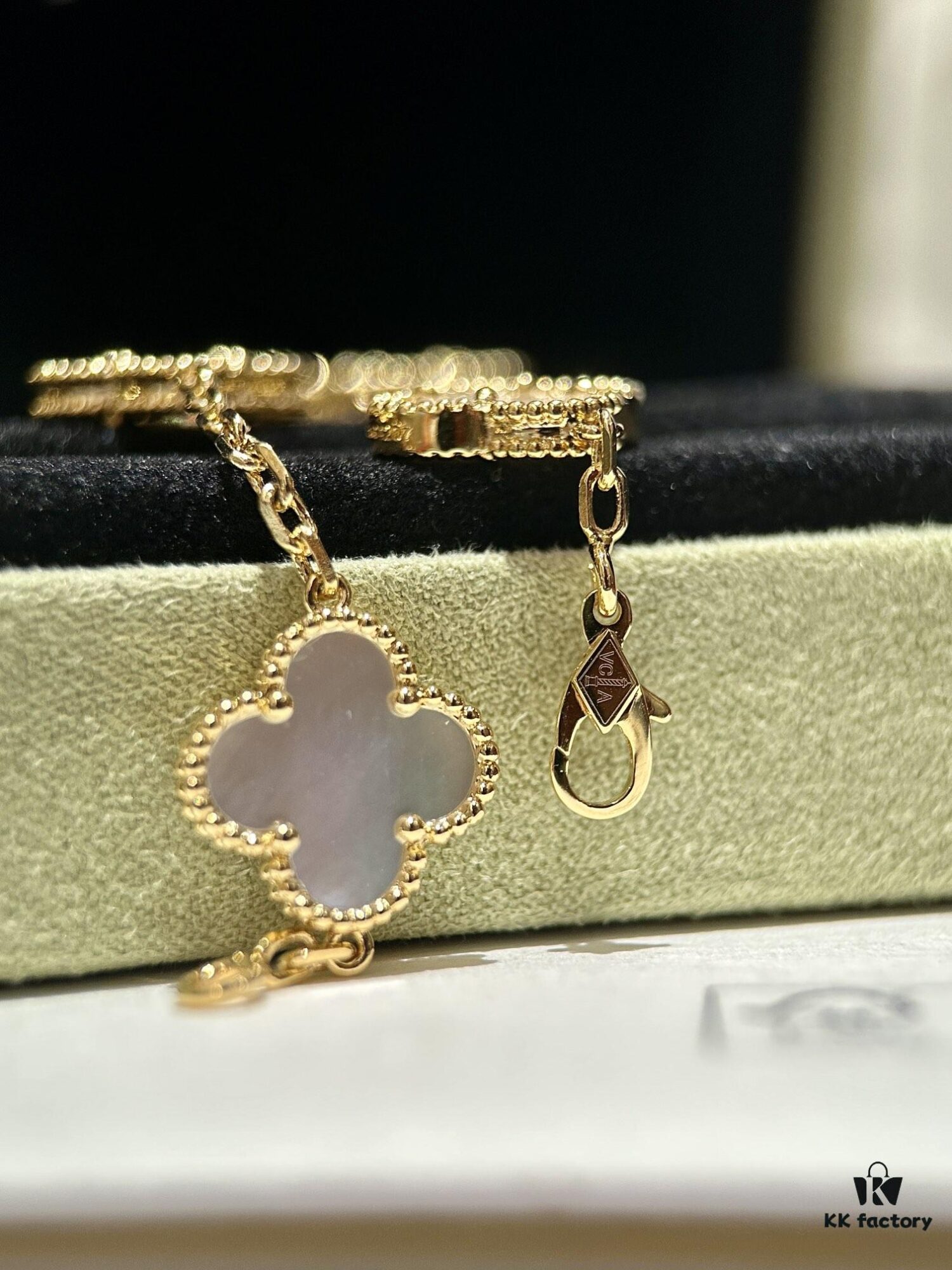 692fd50199f2d84055c8a5fc Versatile Top-Tier Jewelry: VCA-Inspired Five-Petal White Mother-of-Pearl Bracelet and Cartier-Style Nailed Polished Gold Bangle, Thick 18K Gold Plated with Natural White Mother-of-Pearl