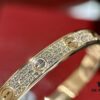 692fd50b99f2d84055c8a60f Cartier-style Screw Diamond Bracelet, Full Pavé Wide Design, Hand-set Imported Zirconia, Thick 18K Plating, Luxurious Texture