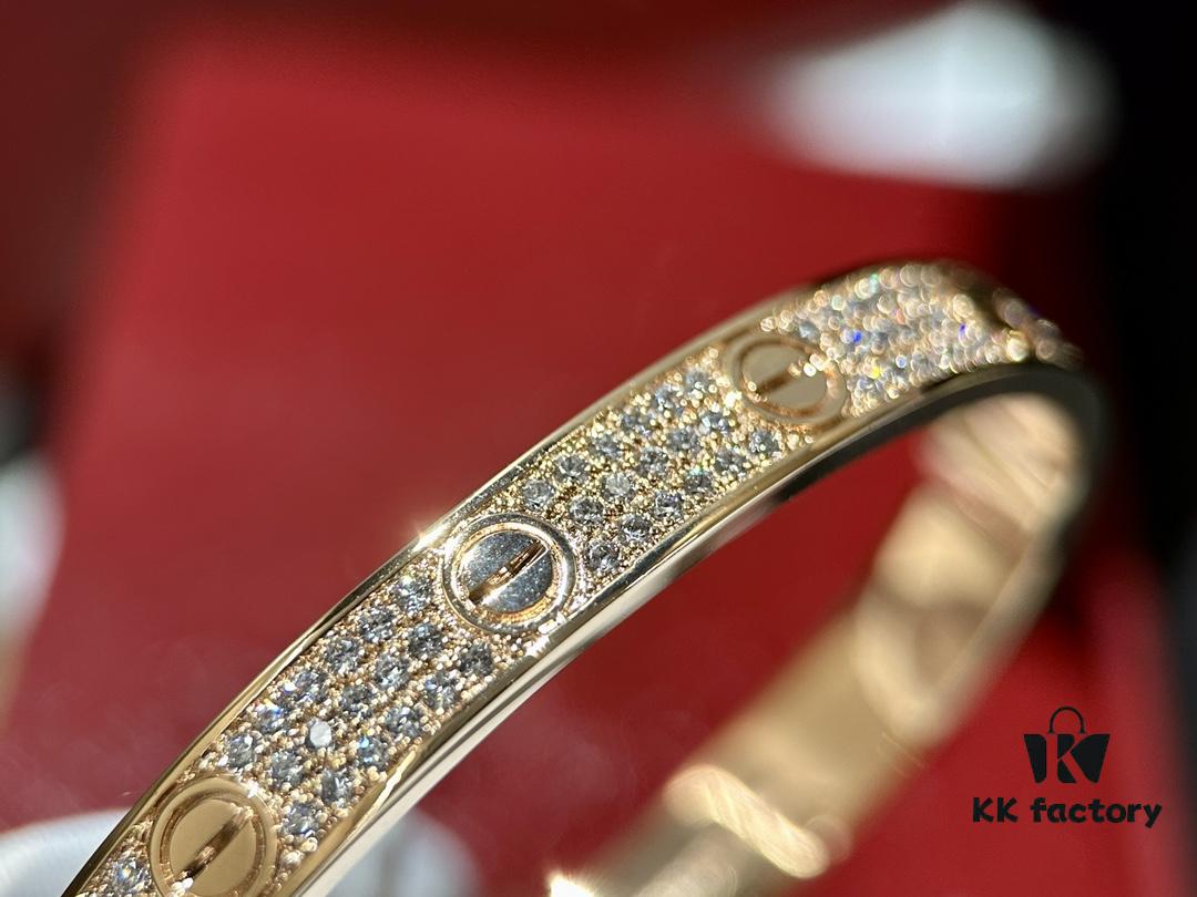 692fd50b99f2d84055c8a60f Cartier-style Screw Diamond Bracelet, Full Pavé Wide Design, Hand-set Imported Zirconia, Thick 18K Plating, Luxurious Texture