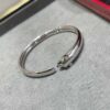CNC Cartier Slim Smooth Panther Bracelet, Extra Thick and Bold Design, Unisex Couple's Style, Electroplated 18K Micro Gold