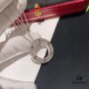 692fd51299f2d84055c8a61a Cartier-style Screw Full Diamond Necklace 'Big Pancake' Necklace with Imported Zirconia Hand-Set, Thick 18K White Gold Plated, High-Quality ZP Finish