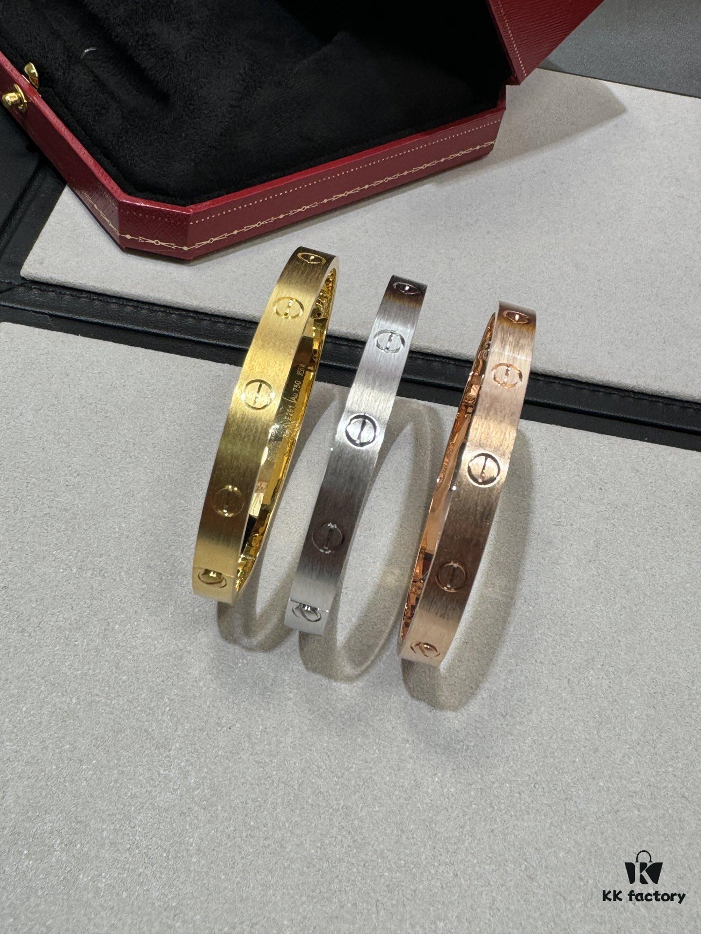 692fd53399f2d84055c8a65d Cartier New Arrival | Love Matte Brushed Bracelet Compared with Polished Version