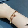 692fd53599f2d84055c8a65f V Gold Plated 1.0mm Gold 1DB Original Print CNC Version Cartier Thick-Style Diamond-Studded Nail Bangle