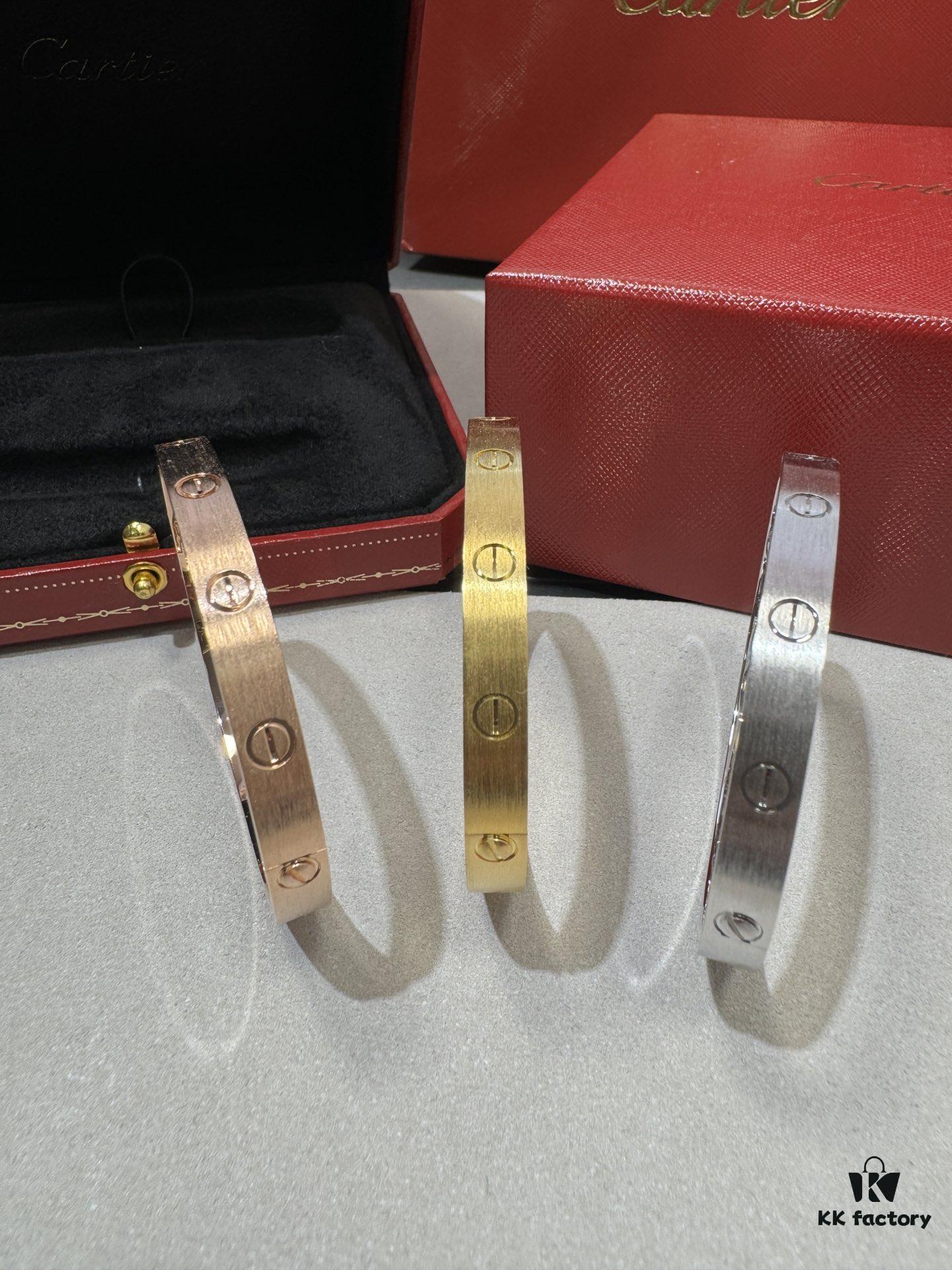 692fd53699f2d84055c8a661 Cartier New Arrival | Love Matte Brushed Bracelet Compared with Polished Version