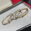 692fd53b99f2d84055c8a66a V Gold Plated 1.0mm Gold 1DB Original Print CNC Version Cartier Thick-Style Diamond-Studded Nail Bangle