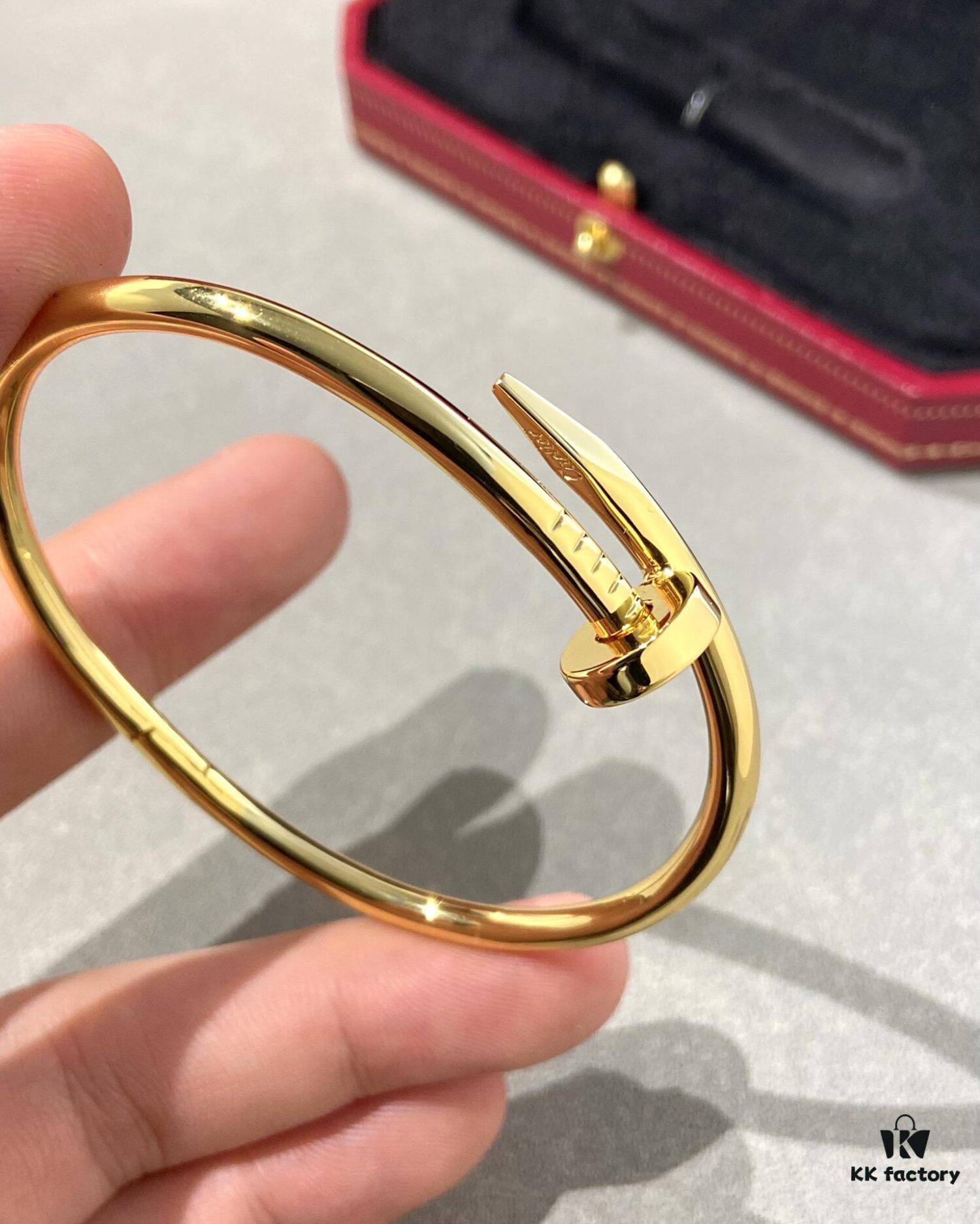 692fd54399f2d84055c8a67a Cartier Juste un Clou Nail Bracelet, Gold-Tone, Diamond-Free CNC Version