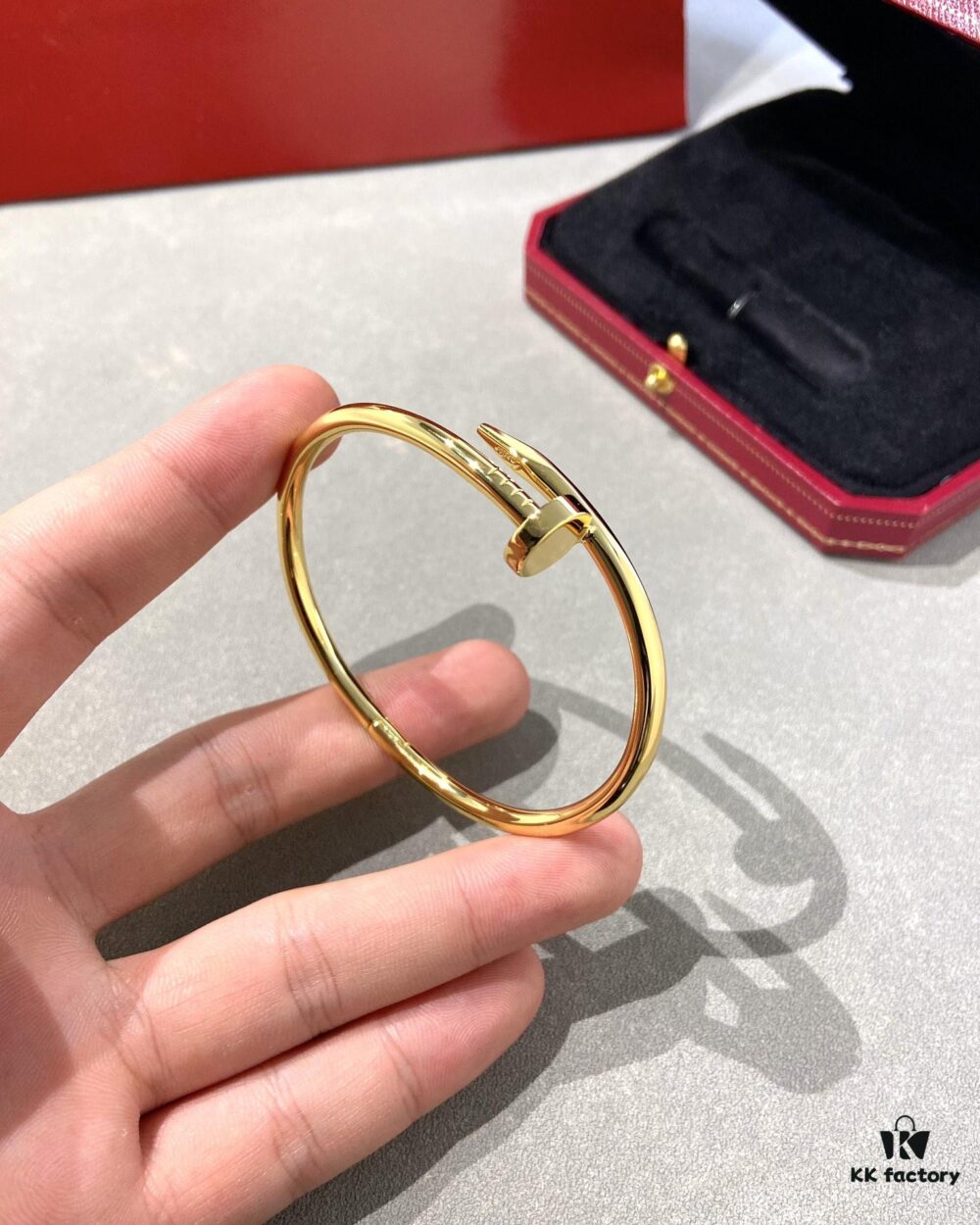 692fd54599f2d84055c8a67c Cartier Juste un Clou Nail Bracelet, Gold-Tone, Diamond-Free CNC Version