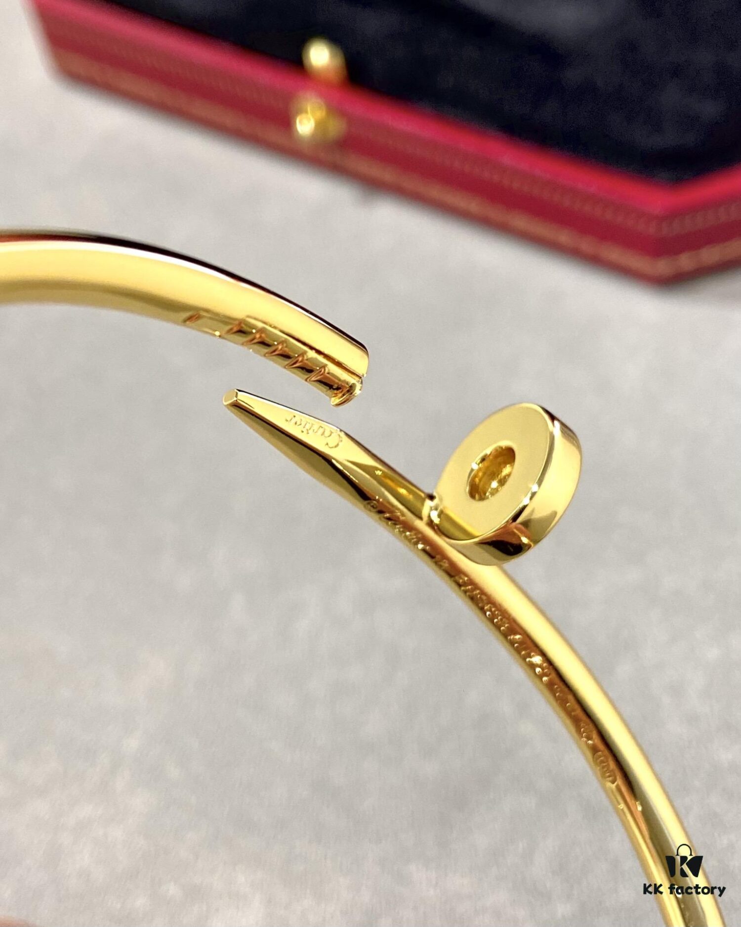 692fd54999f2d84055c8a684 Cartier Juste un Clou Nail Bracelet, Gold-Tone, Diamond-Free CNC Version