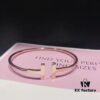 692fd54f99f2d84055c8a690 Tiffany No-Diamond Double T Memory Bracelet, Cabinet Quality, ZP Mold Making, CNC Logo Engraving, 925 Pure Silver Material, Two Colors Available