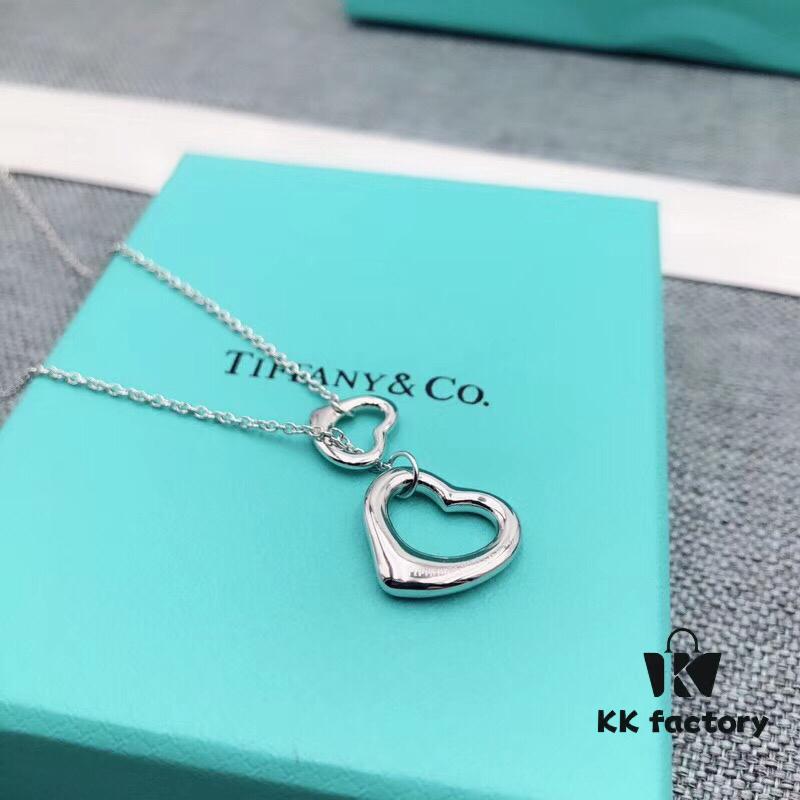 692fd55899f2d84055c8a6a7 Tiffany & Co. Double Heart Necklace, Pure 925 Silver, Classic and Timeless Design