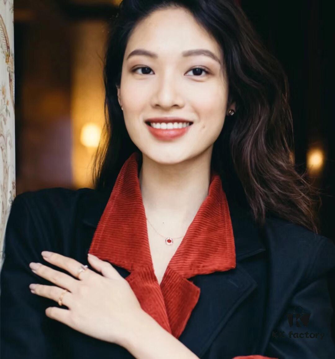 692fd57b99f2d84055c8a6fc Tiffany & Co. 2020 Chinese New Year Limited Edition Exclusive Counter Limited Circle Double T Red Carnelian Necklace