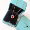 692fd57f99f2d84055c8a701 Tiffany & Co. 2020 Chinese New Year Limited Edition Exclusive Counter Limited Circle Double T Red Carnelian Necklace
