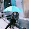 It's Tiffany Blue, a Unique Umbrella ☔️