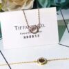 692fd58d99f2d84055c8a71c Tiffany New Arrival: Diamond-Paved Double-T Circular Bracelet and Necklace with Turquoise, White Mother-of-Pearl, Red Carnelian – Made from Imported German S925 Sterling Silver, Original Logo, Four Colors Available