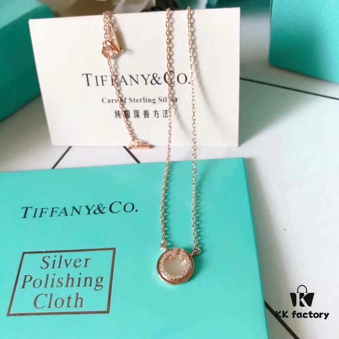 692fd59099f2d84055c8a722 Tiffany T Two Small Hoop Necklace with Red Agate, Turquoise, and Mother-of-Pearl – Limited Edition for Chinese New Year, Global Launch in China