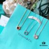 692fd59199f2d84055c8a724 Tiffany T Two Small Hoop Necklace with Red Agate, Turquoise, and Mother-of-Pearl – Limited Edition for Chinese New Year, Global Launch in China