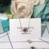 692fd59499f2d84055c8a728 Tiffany New Arrival: Diamond-Paved Double-T Circular Bracelet and Necklace with Turquoise, White Mother-of-Pearl, Red Carnelian – Made from Imported German S925 Sterling Silver, Original Logo, Four Colors Available