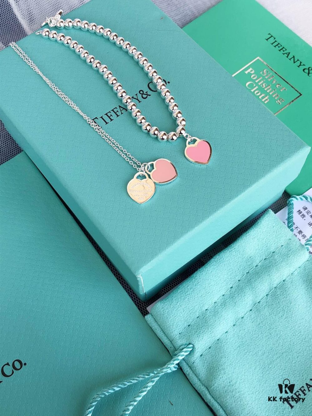 692fd5a299f2d84055c8a743 Pink Heart Set ❤ Simple and Classic, Iconic Design Perfectly Embodies Tiffany
