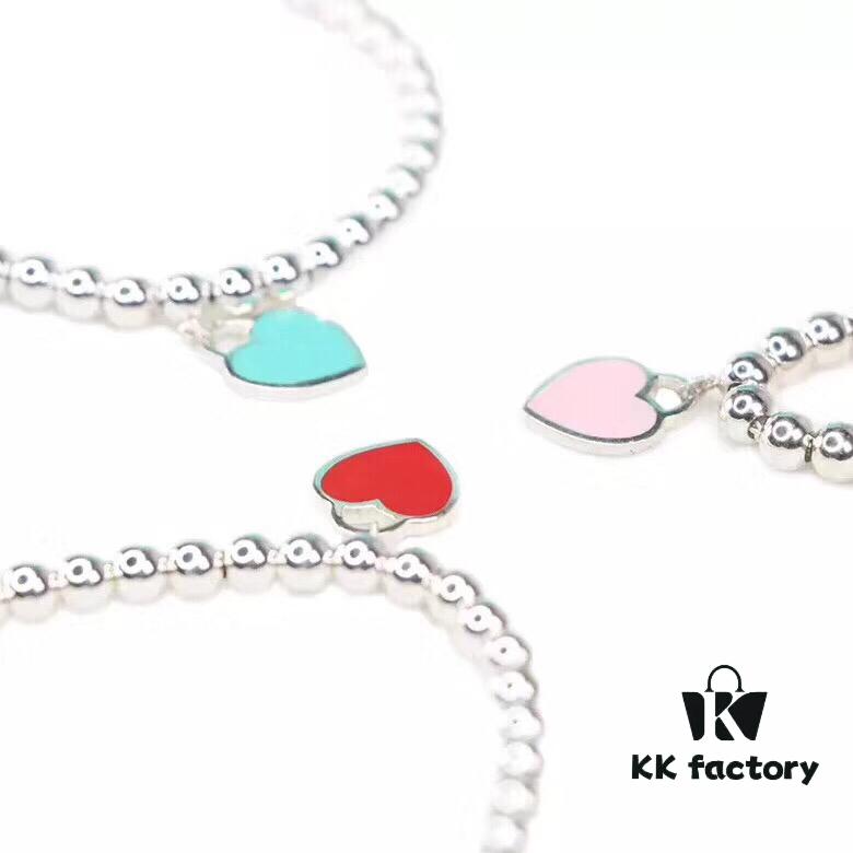 692fd5a899f2d84055c8a74f Tiffany & Co. Classic Heart Beaded Bracelet, Simple and Timeless Design, Iconic Signature Tiffany Style, Versatile Match, 925 Sterling Silver Material, Imported Lobster Clasp, Double Chain Structure Distinguishing from Ordinary Market Versions, Complete with Original Retail Packaging