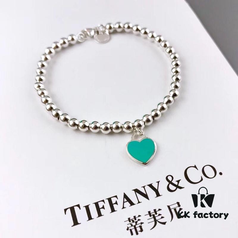 692fd5a999f2d84055c8a751 Tiffany & Co. Classic Heart Beaded Bracelet, Simple and Timeless Design, Iconic Signature Tiffany Style, Versatile Match, 925 Sterling Silver Material, Imported Lobster Clasp, Double Chain Structure Distinguishing from Ordinary Market Versions, Complete with Original Retail Packaging