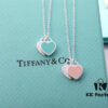 692fd5aa99f2d84055c8a755 Doubles Heart Enamel Pendant Necklace in Blue, Pink, Red – Classic Tiffany-Style Heart Charm Jewelry Gift