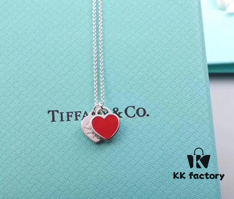 692fd5ac99f2d84055c8a759 Doubles Heart Enamel Pendant Necklace in Blue, Pink, Red – Classic Tiffany-Style Heart Charm Jewelry Gift