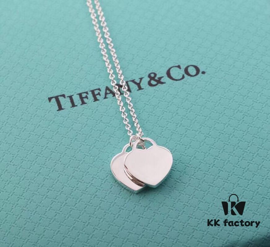 692fd5ad99f2d84055c8a75a Doubles Heart Enamel Pendant Necklace in Blue, Pink, Red – Classic Tiffany-Style Heart Charm Jewelry Gift