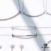 692fd5b399f2d84055c8a769 Tiffany & Co. Smile Necklace Collar Chain, Large, Medium, Small Sizes, Same Style as Lin Xinru and Tang Jing's Smile Bracelet, Earrings, Bangle, Ring - Valentine's Day Gift