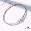 Tiffany & Co. Smile Necklace Choker, Small, Medium, Large Sizes, Same Style as Lin Xinru and Tang Jing, Valentine's Gift, Bracelet, Earrings, Ring