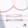 Tiffany & Co. Smile Necklace Choker, Small, Medium, Large Sizes, Same Style as Lin Xinru and Tang Jing, Valentine's Gift, Bracelet, Earrings, Ring