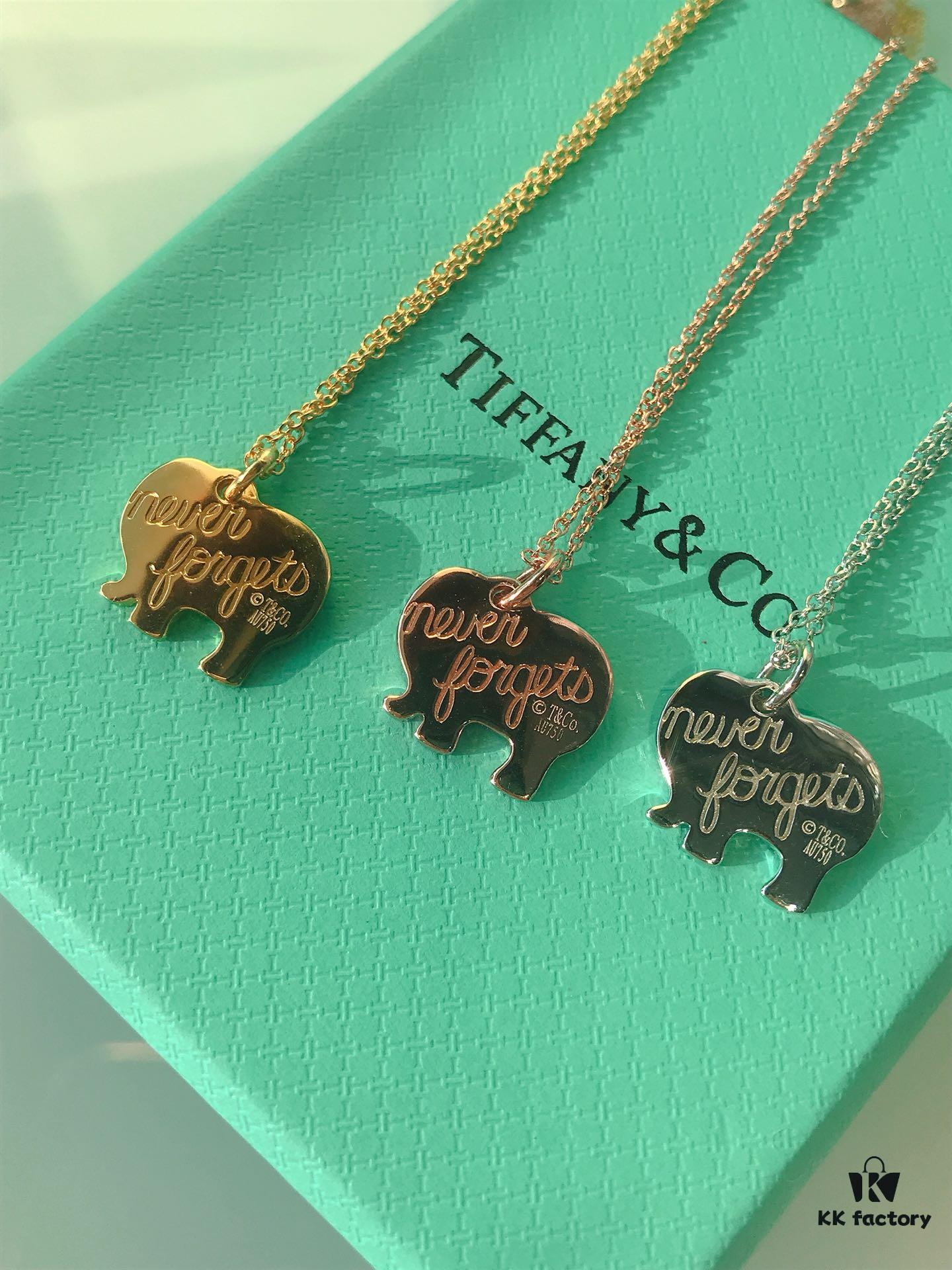 692fd5bc99f2d84055c8a77b T House Elephant Pendant Clavicle Chain, One Side Polished, Other Side Engraved with Letter 'l', Original Logo, S925 Silver Material, Available in White Gold, Rose Gold, and Yellow Gold – 3 Colors