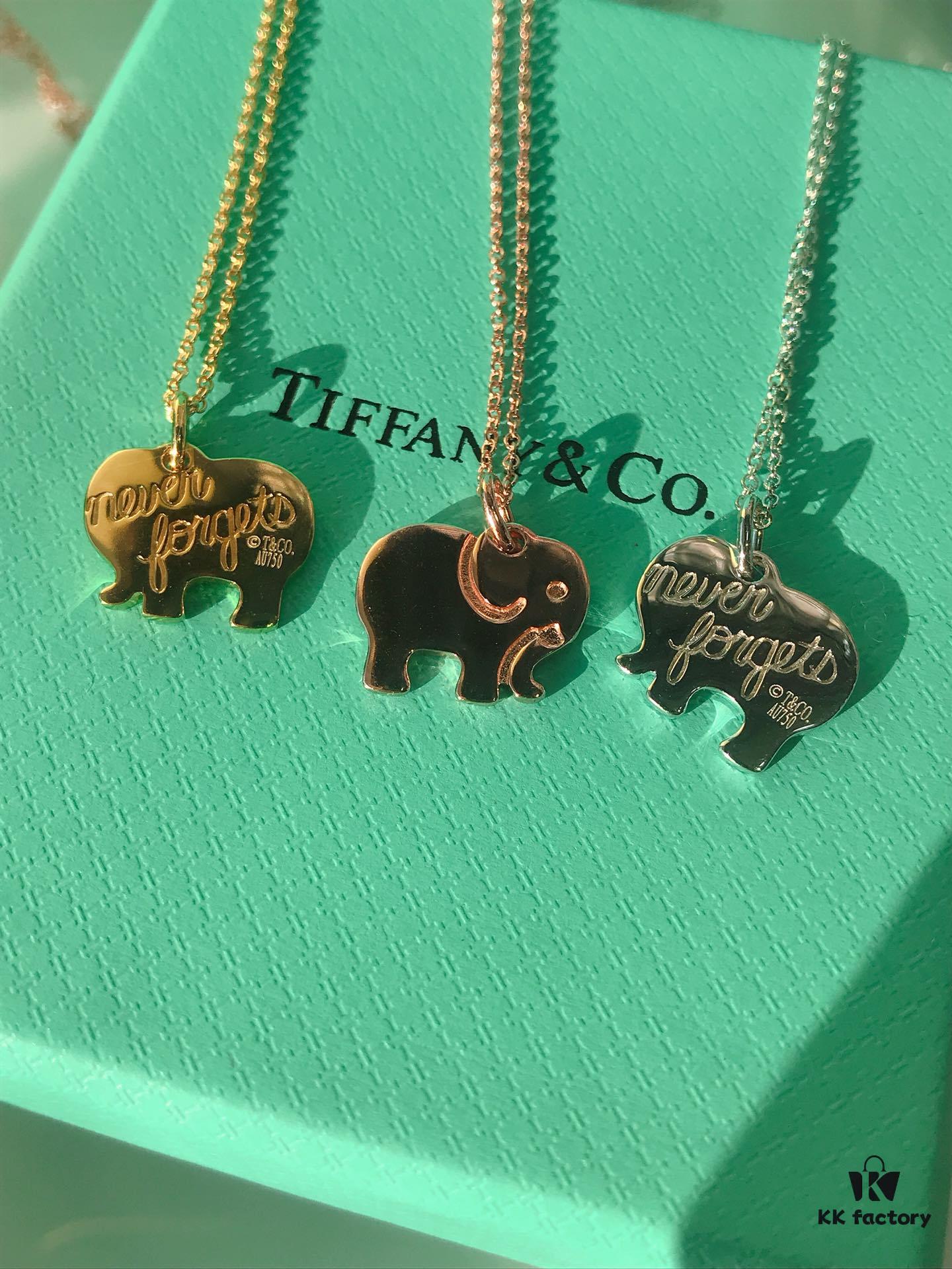 692fd5be99f2d84055c8a77d T House Elephant Pendant Clavicle Chain, One Side Polished, Other Side Engraved with Letter 'l', Original Logo, S925 Silver Material, Available in White Gold, Rose Gold, and Yellow Gold – 3 Colors