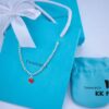 692fd5e499f2d84055c8a7c9 Tiffany Inspired Heart Resin Bracelet in S925 Sterling Silver with Enamel Detail