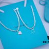 692fd5e499f2d84055c8a7cb Tiffany Inspired Heart Resin Bracelet in S925 Sterling Silver with Enamel Detail