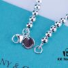692fd5e599f2d84055c8a7cd Tiffany Inspired Heart Resin Bracelet in S925 Sterling Silver with Enamel Detail