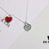 692fd5e699f2d84055c8a7d1 925 Sterling Silver Double Heart Enamel Pendant Necklace in Blue, Pink, Red - Christmas Gift, Popular Tiffany-Style Design