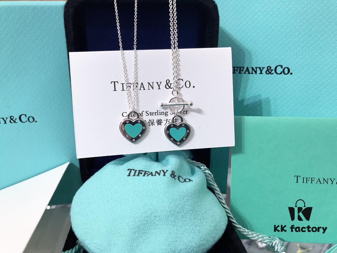 692fd5ea99f2d84055c8a7d9 Tiffany Silver OK Necklace + OK Bracelet Stunning! Counter Style Latest Silver Jewelry Set