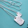 692fd5f499f2d84055c8a7f8 Tiffany & Co. Original Authentic Round Bead Necklace 1837 Military Pendant Unisex Couple Necklace