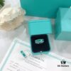 692fd5fd99f2d84055c8a810 Tiffany & Co. Classic Enamel Green Heart Ring in 925 Sterling Silver