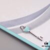 692fd60099f2d84055c8a816 Tiffany Blue Heart Key Enamel Necklace