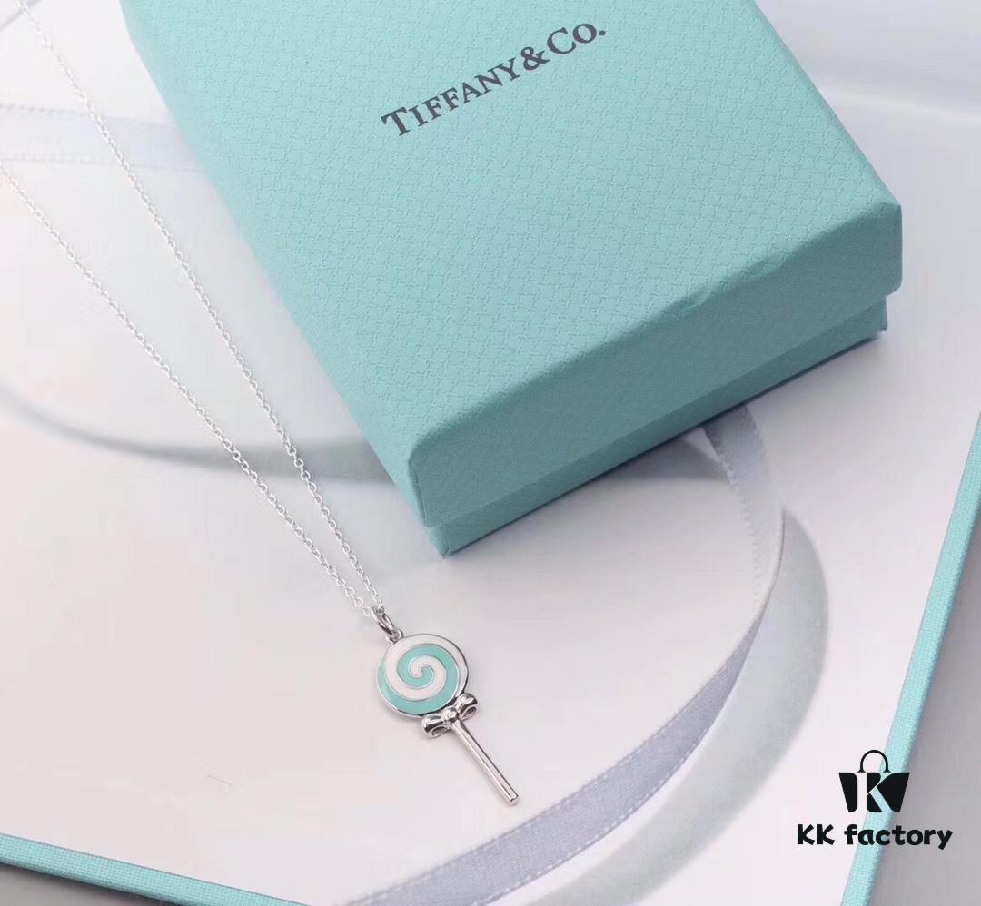 692fd60399f2d84055c8a81c 925 Sterling Silver Tiffany Lollipop Pendant, Minimalist Design Resonating with the Essence of Love