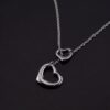 692fd60599f2d84055c8a822 Tiffany & Co. Heart Pendant Necklace Set, Small and Large Hearts, 925 Sterling Silver with Rhodium Plated Finish, Reversible Design with Original Engraving and Designer Signature Logo