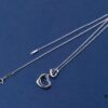 692fd60699f2d84055c8a826 Tiffany & Co. Heart Pendant Necklace Set, Small and Large Hearts, 925 Sterling Silver with Rhodium Plated Finish, Reversible Design with Original Engraving and Designer Signature Logo
