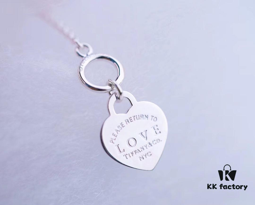 692fd60899f2d84055c8a82a Tiffany Enamel Heart Pendant - Pin Buckle Necklace