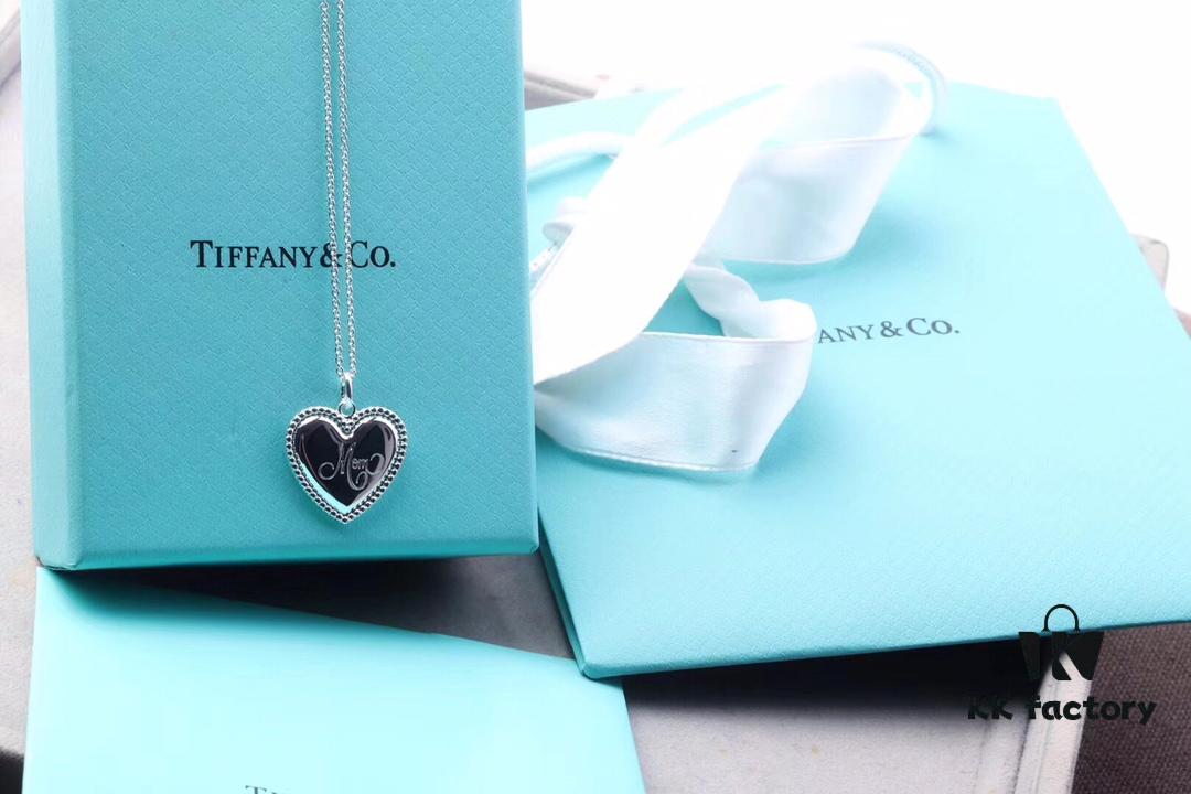 692fd60999f2d84055c8a82f Tiffany Solid Large Heart Necklace - Authentic Counter Product, Proxy Purchase Version, Tiffany T Two Series Love Heart Necklace, Premium German Imported 925 Sterling Silver with Thick Gold Plating, Fine Craftsmanship, High-End Custom Heart Pendant Diameter 2.0 cm, Chain Length 50 cm, Tagged AG925