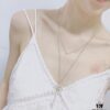 Tiffany Crown Single Diamond Necklace, Original Design with Ultra-Clear High-Carbon Diamond, Stunningly Sparkling, Simple and Versatile, Perfect for Daily Wear, Unisex Style Ideal for Couples, Exquisite Craftsmanship, S925 Sterling Silver