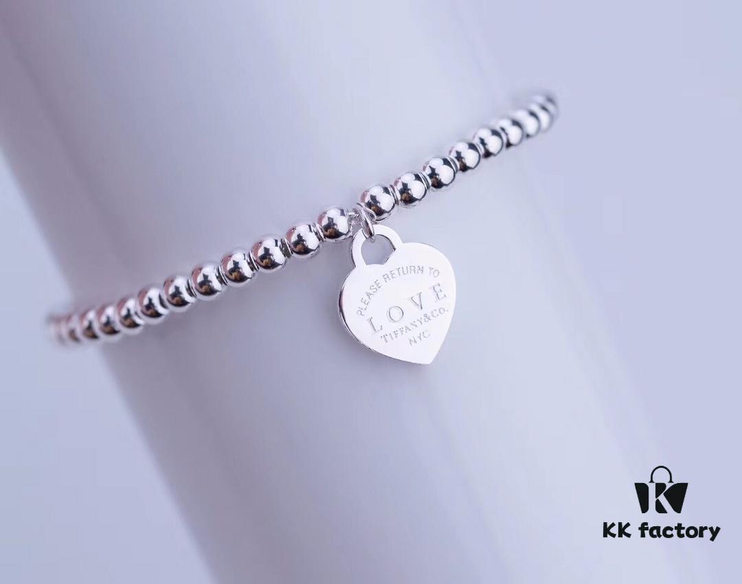 692fd61199f2d84055c8a845 Tiffany Enamel Heart Bracelet 2019 - Exclusive Counter Release, Newest Sterling Silver Design