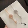 Tiffany Key Pendant Necklace - Large Sunflower Design, Heavyweight 925 Sterling Silver with Gold Plating, High-Precision Craftsmanship